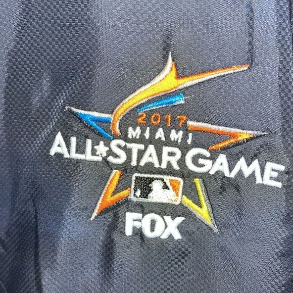 2017 Miami All Star Game Baseball Adidas Batting Jersey Golf Wind Shirt Jacket - Picture 2 of 9